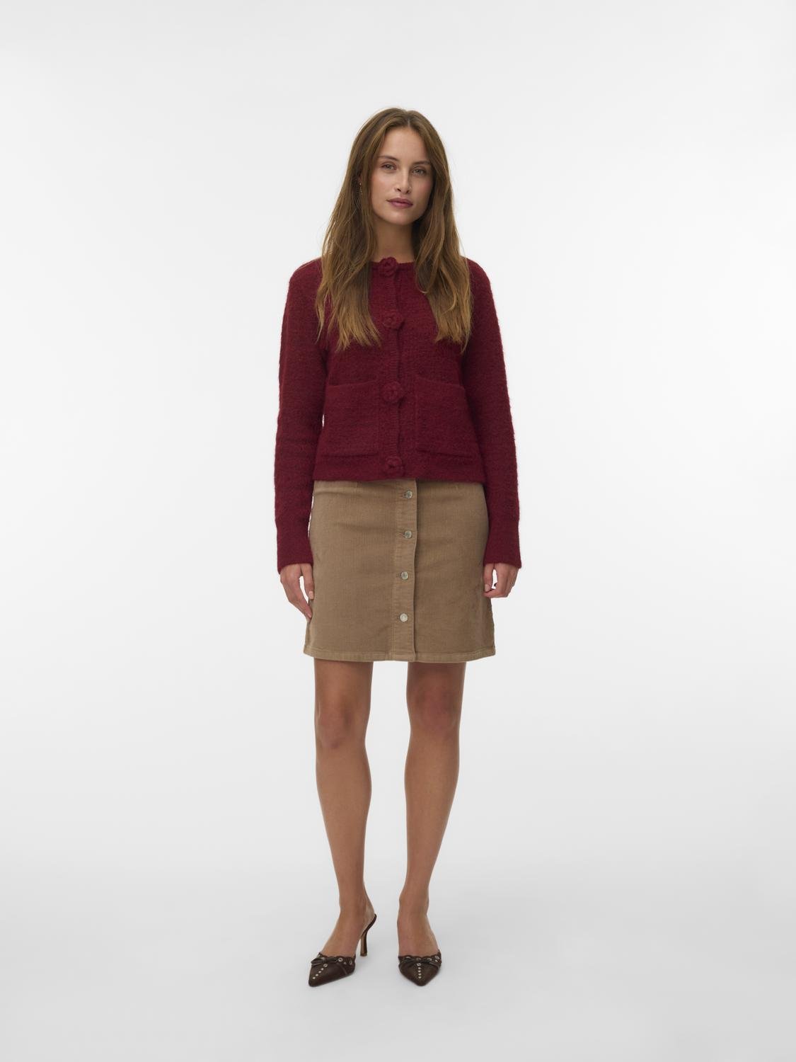 VMETTA Short Skirt - Silver Mink - VERO MODA & VILA Bergvik